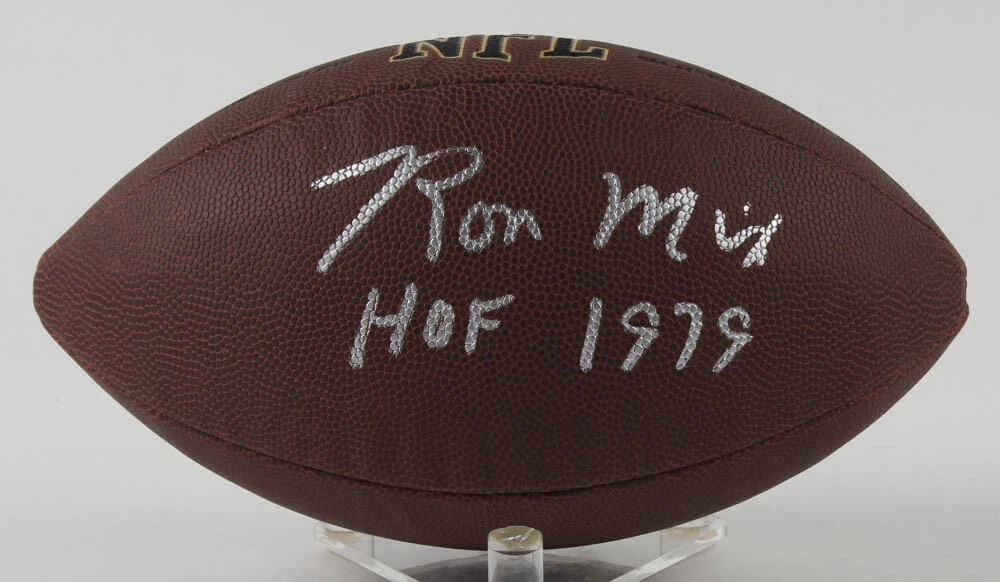 RON MIX AUTOGRAPHED FOOTBALL (SAN DIEGO CHARGERS) - JSA COA!