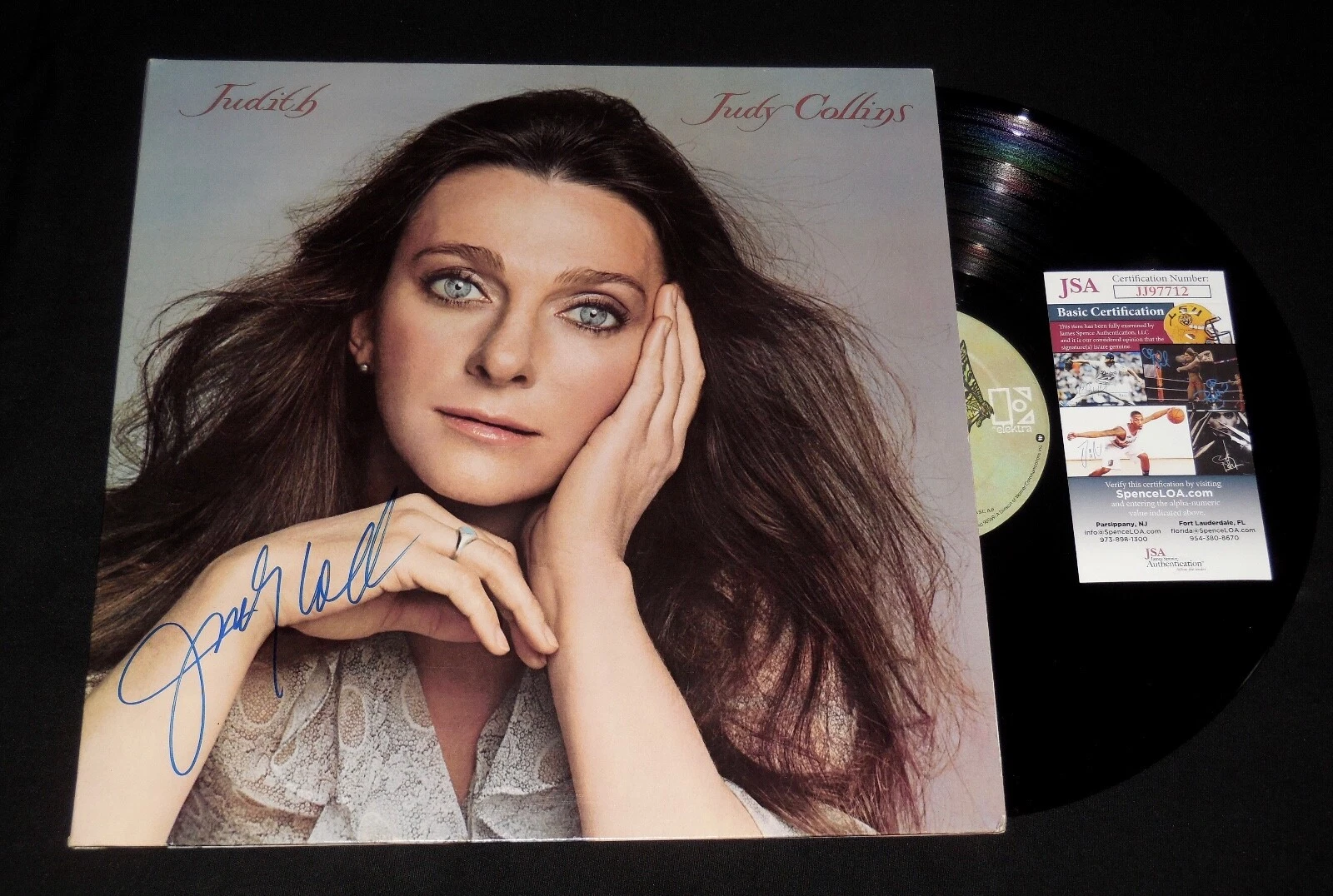 JUDY COLLINS AUTOGRAPHED RECORD ALBUM (JUDITH) - JSA COA!
