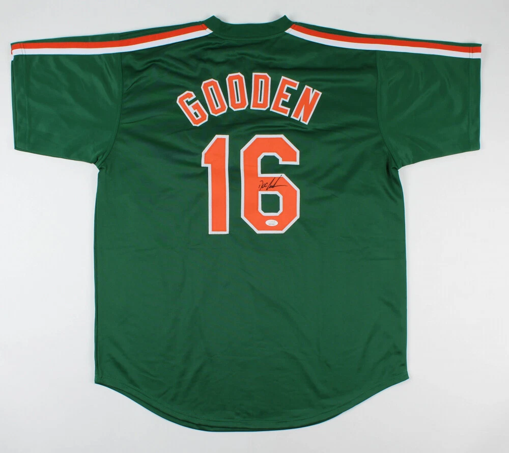 DWIGHT GOODEN AUTOGRAPHED CUSTOM JERSEY (NEW YORK METS) - JSA COA!