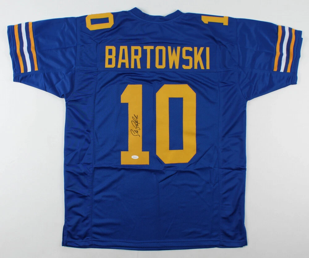 STEVE BARTKOWSKI AUTOGRAPHED CUSTOM JERSEY (LOS ANGELES RAMS) - JSA COA!