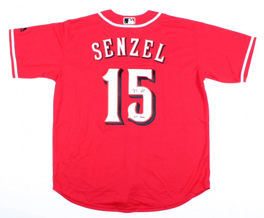 NICK SENZEL AUTOGRAPHED JERSEY (CINCINNATI REDS) - JSA COA!