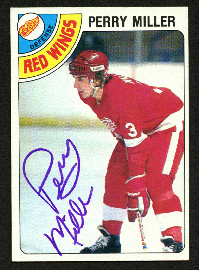 Perry Miller #16 signed autograph auto 1978-79 Topps Hockey Trading Card