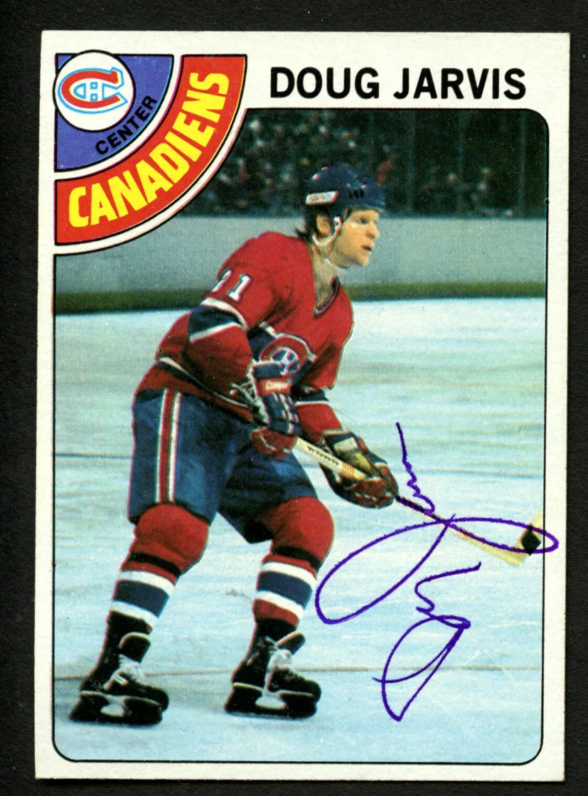 Doug Jarvis #13 signed autograph auto 1978-79 Topps Hockey Trading Card