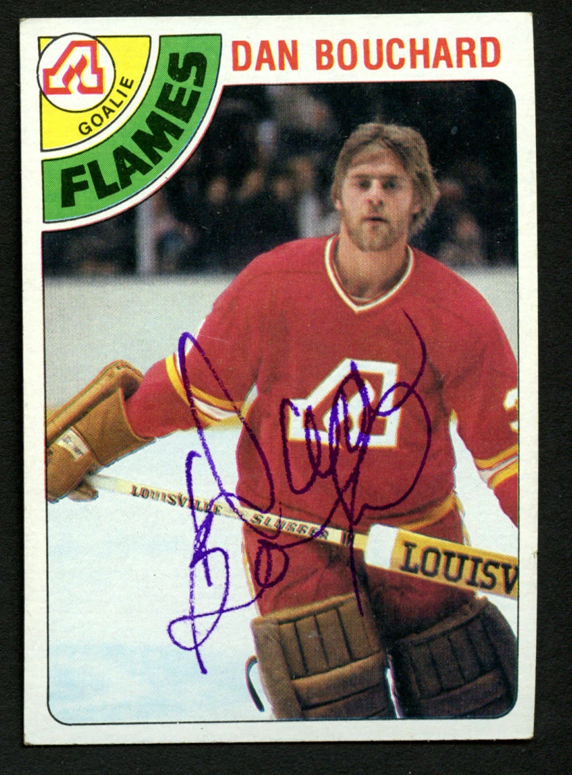 Dan Bouchard #169 signed autograph auto 1978-79 Topps Hockey Trading Card