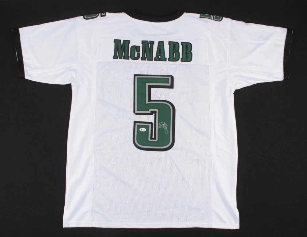 DONOVAN MCNABB AUTOGRAPHED CUSTOM JERSEY (PHILADELPHIA EAGLES) - JSA COA!