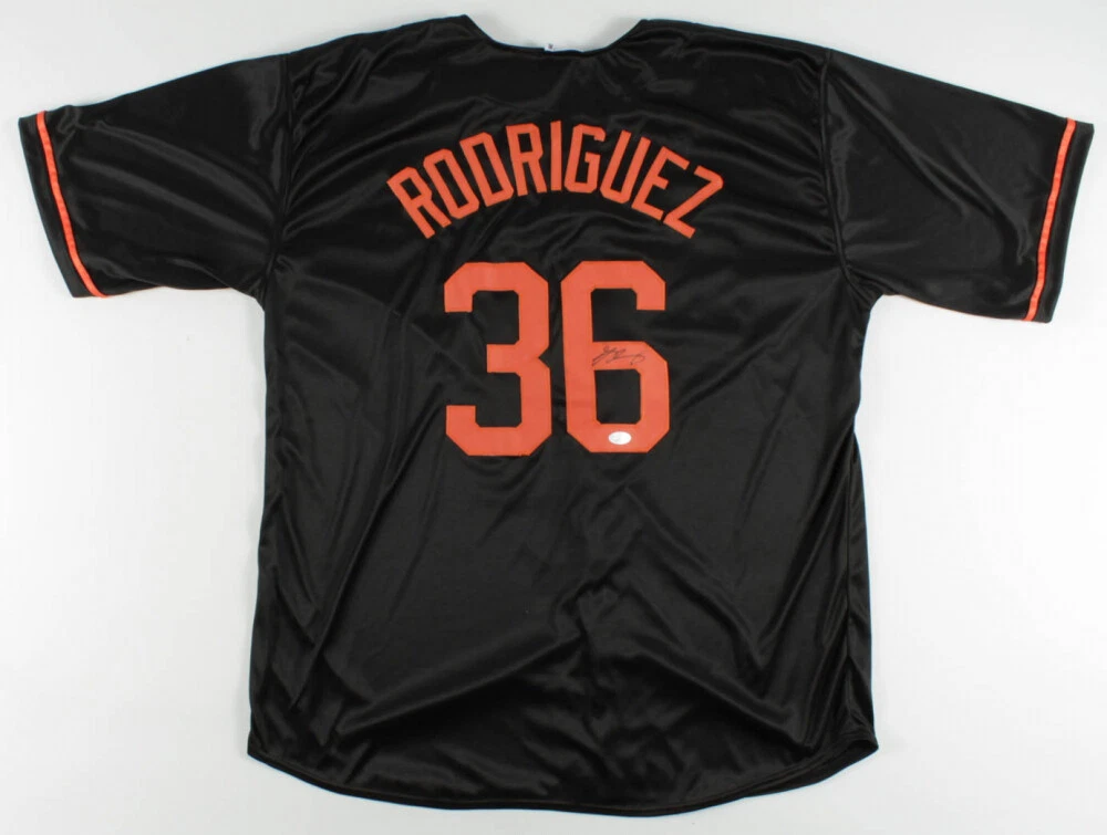 GRAYSON RODRIGUEZ AUTOGRAPHED CUSTOM JERSEY (BALTIMORE ORIOLES) - JSA COA!