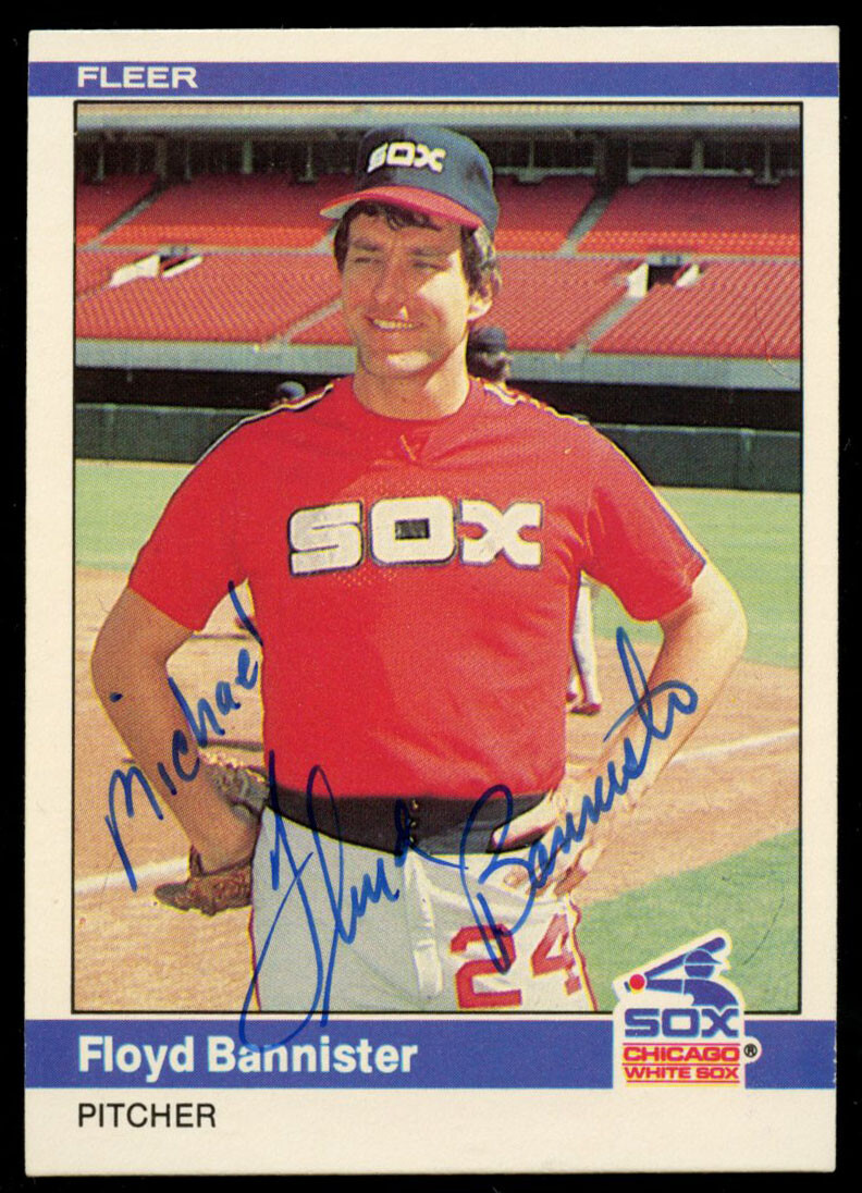 Floyd Bannister #52 signed autograph auto 1984 Fleer Baseball Trading Card