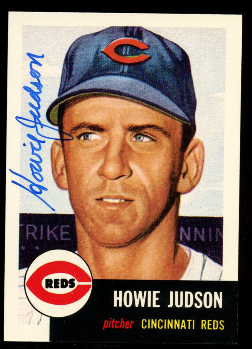 Howie Judson #12 signed autograph auto 1991 Topps 1953 Archives Baseball Card