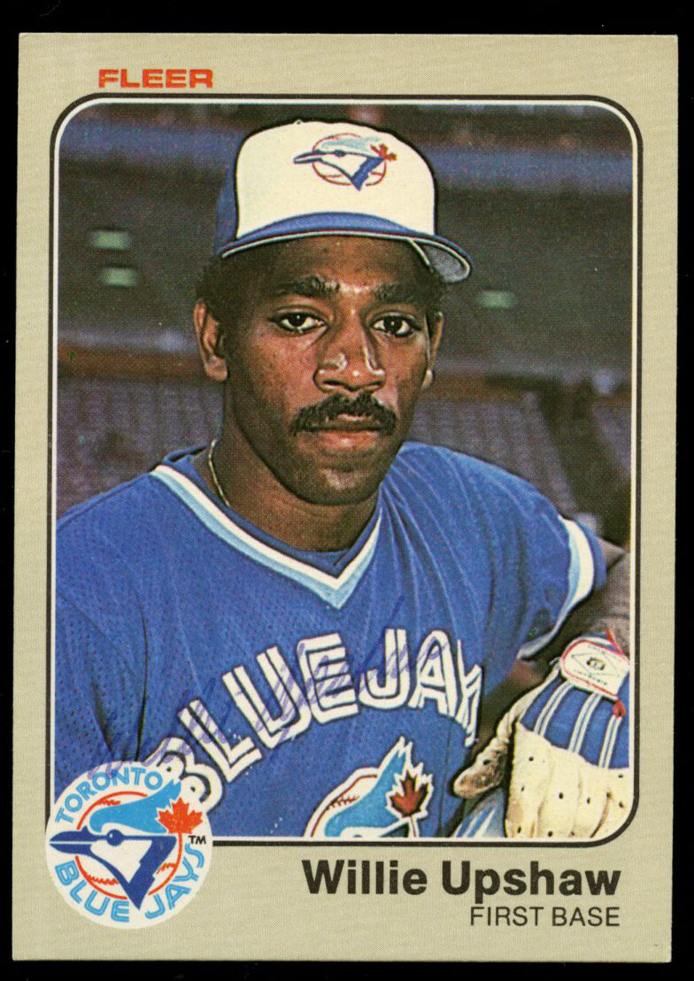 Willie Upshaw #442 signed autograph auto 1983 Fleer Baseball Trading Card