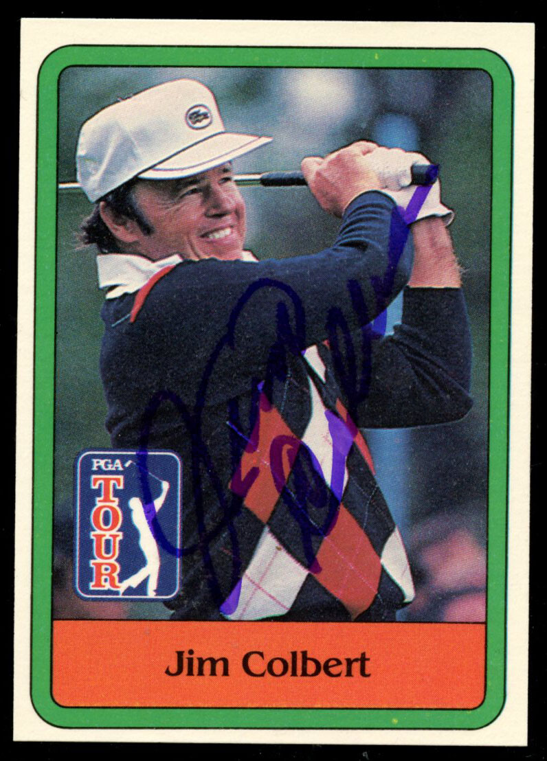 Jim Colbert #21 signed autograph auto 1981 Donruss Golf Trading Card