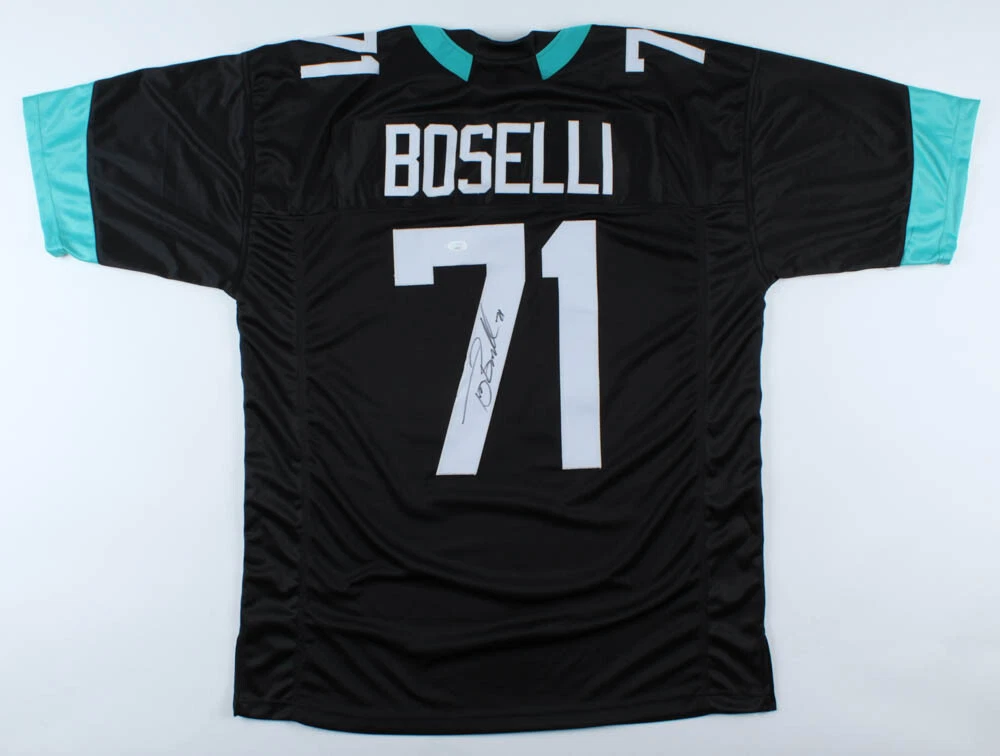 TONY BOSELLI AUTOGRAPHED CUSTOM JERSEY (JACKSONVILLE JAGUARS) - JSA COA!