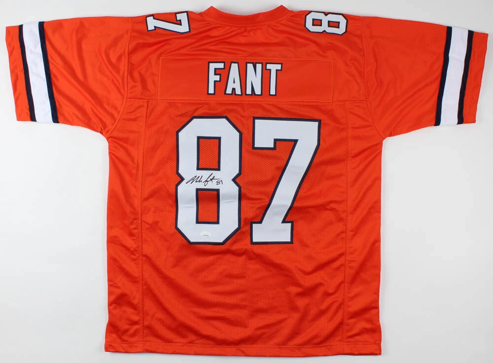 NOAH FANT AUTOGRAPHED CUSTOM JERSEY (DENVER BRONCOS) - JSA COA!