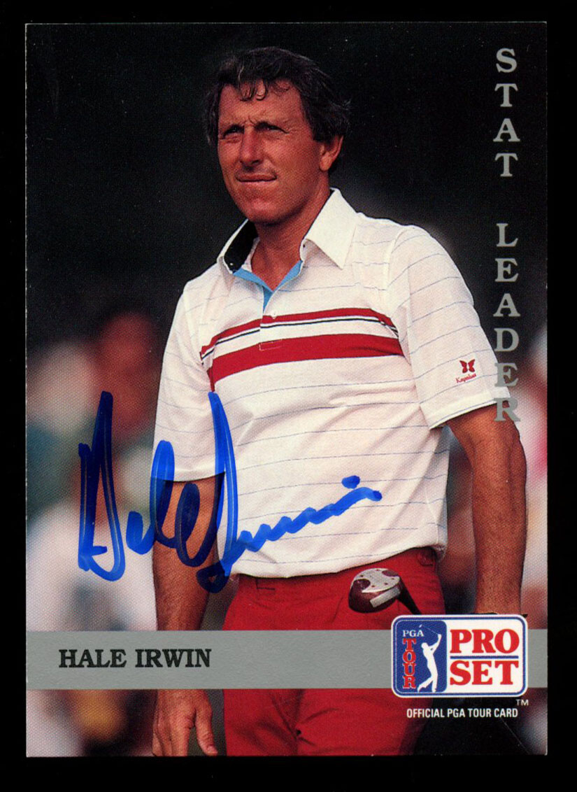 Hale Irwin #178 signed autograph auto 1992 Pro Set Golf Trading Card