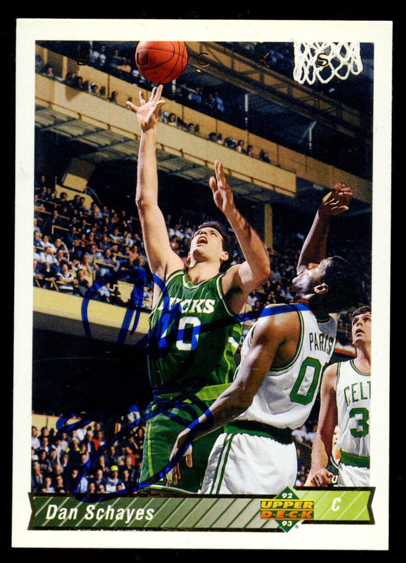 Dan Schayes #85 signed autograph auto 1992-93 Upper Deck Basketball Card