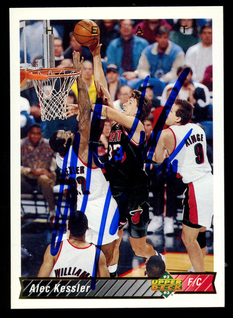 Alec Kessler #238 signed autograph auto 1992-93 Upper Deck Basketball Card
