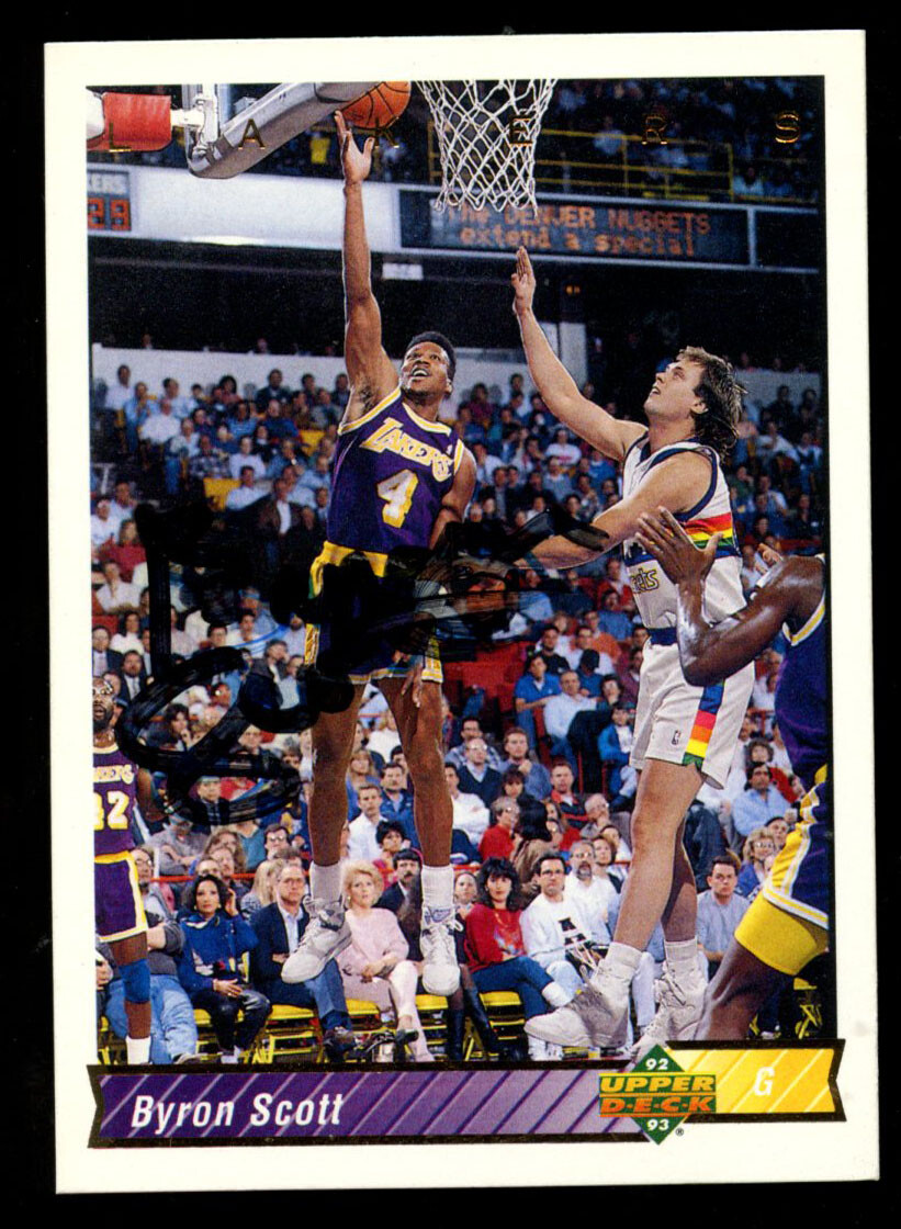 Byron Scott #197 signed autograph auto 1992-93 Upper Deck Basketball Card