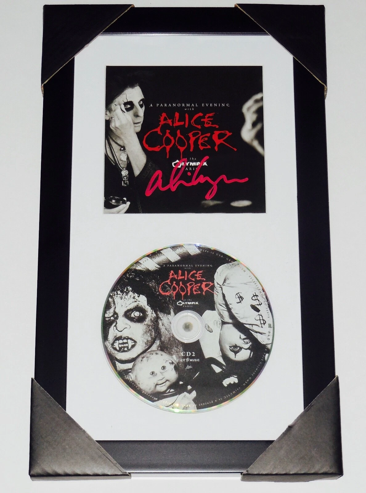 ALICE COOPER AUTOGRAPHED 