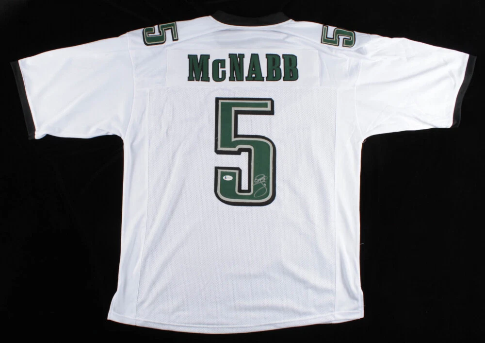 DONOVAN MCNABB AUTOGRAPHED CUSTOM JERSEY (PHILADELPHIA EAGLES) - BECKETT COA!