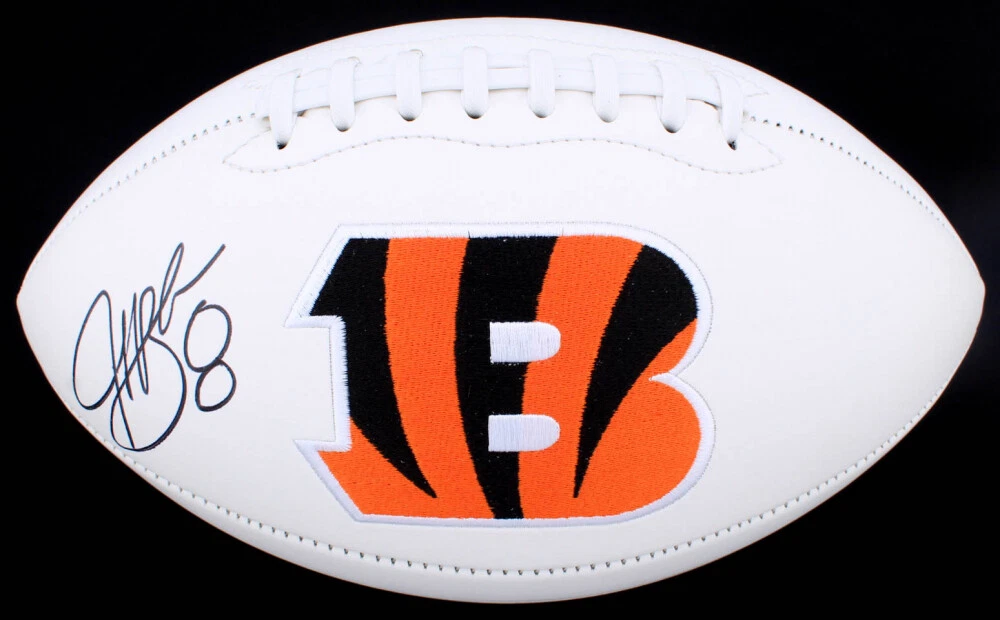 JEFF BLAKE AUTOGRAPHED FOOTBALL (CINCINNATI BENGALS) - JSA COA!