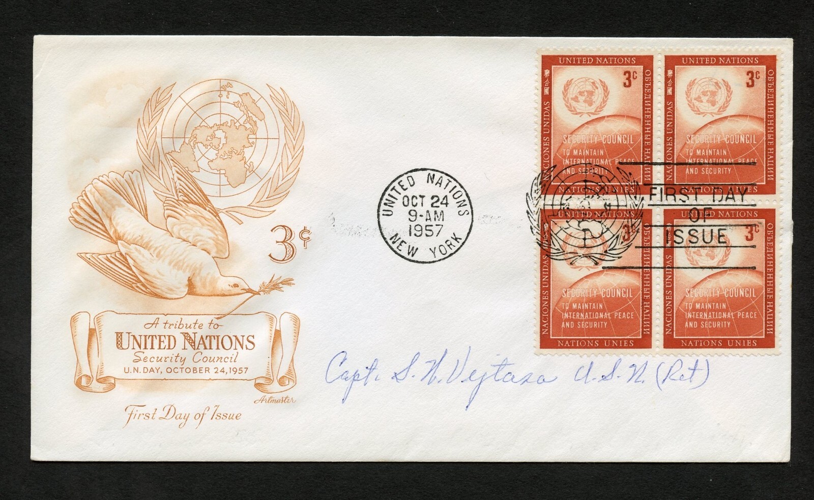 Stanley W. Vejtasa d2013 signed autograph auto First Day Cover WWII ACE USN