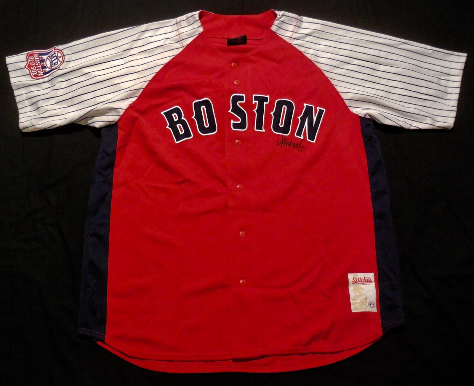 JOHN SMOLTZ AUTOGRAPHED JERSEY (BOSTON RED SOX) - HALL OF FAME 2015!