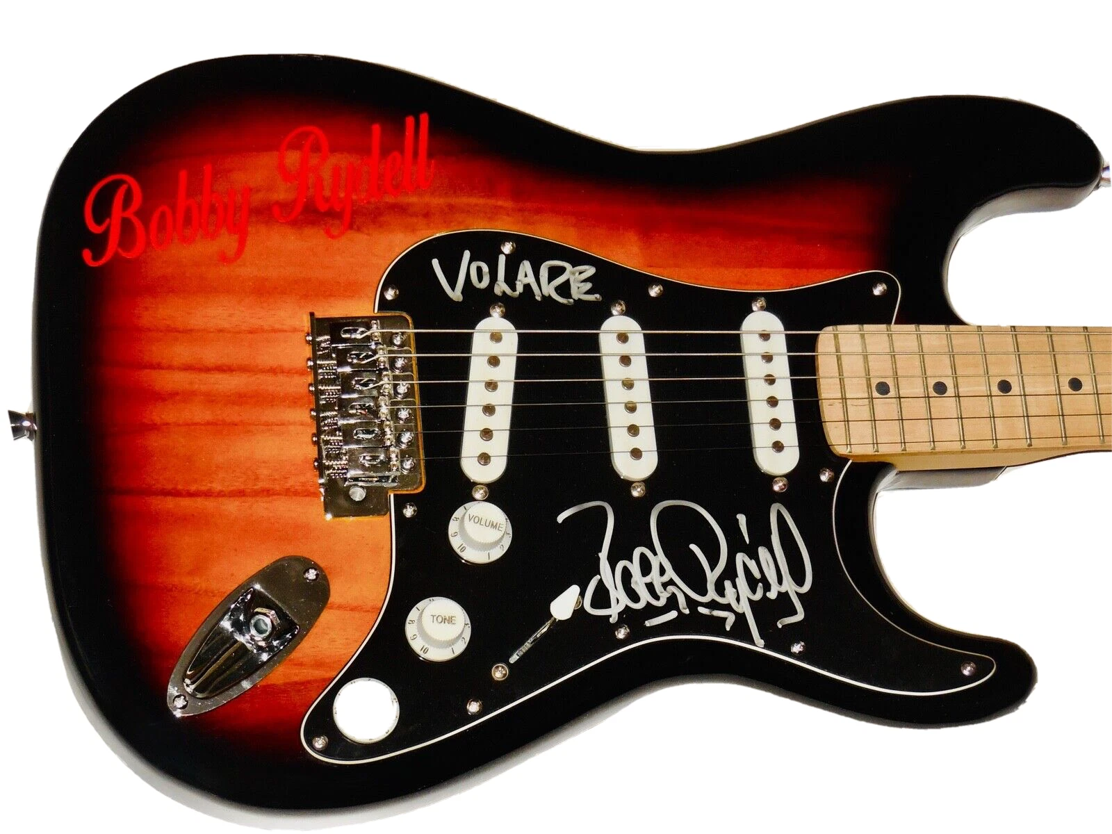 BOBBY RYDELL AUTOGRAPHED GUITAR (VOLARE) - W/ COA!