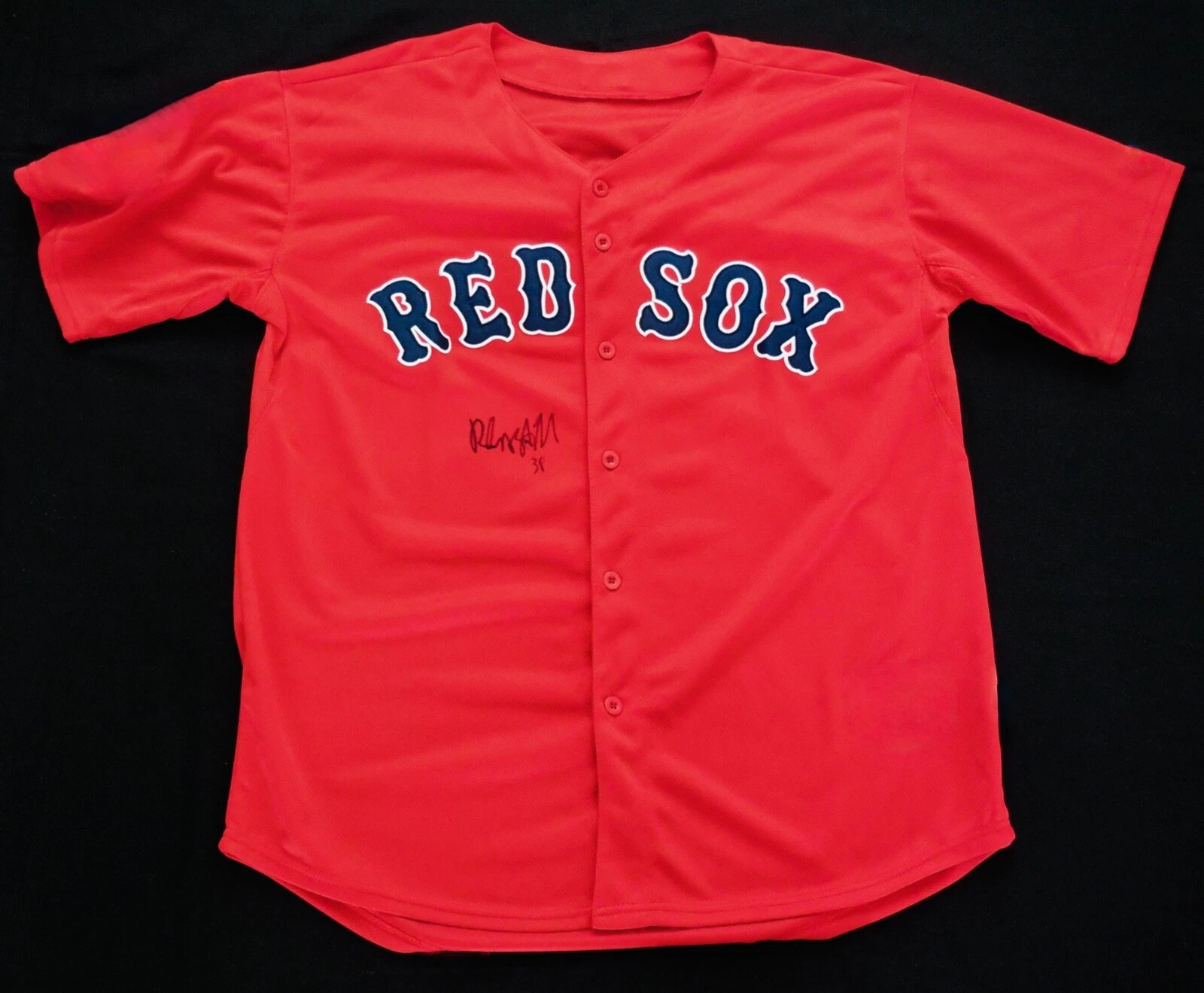 RUSNEY CASTILLO AUTOGRAPHED CUSTOM JERSEY (BOSTON RED SOX / CUBA) W/ COA!