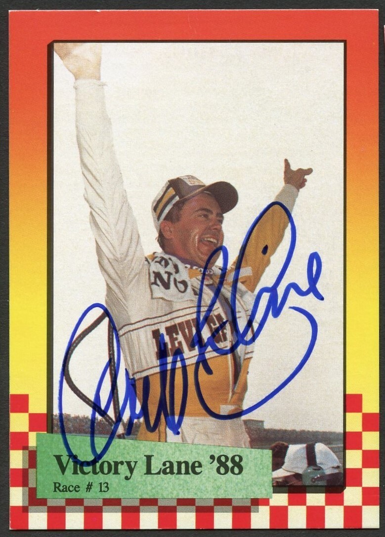 Geoff Bodine #153 signed autograph auto 1989 Maxx NASCAR Racing Trading Card