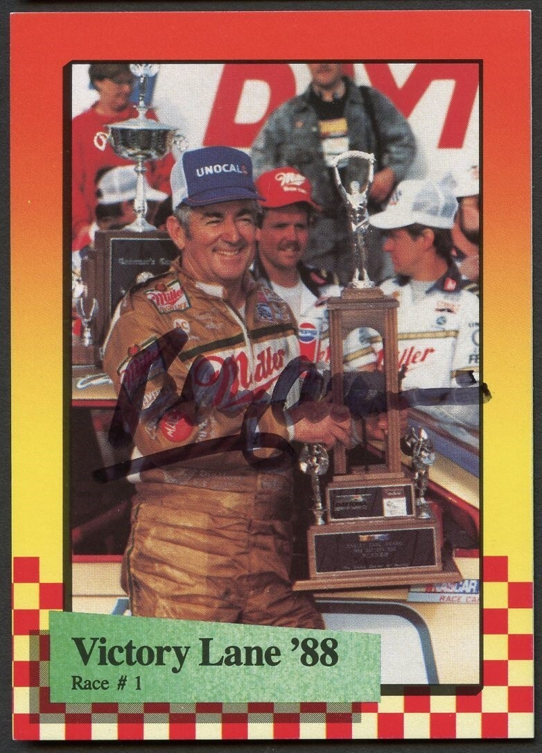 Bobby Allison #141 signed autograph auto 1989 Maxx NASCAR Racing Trading Card