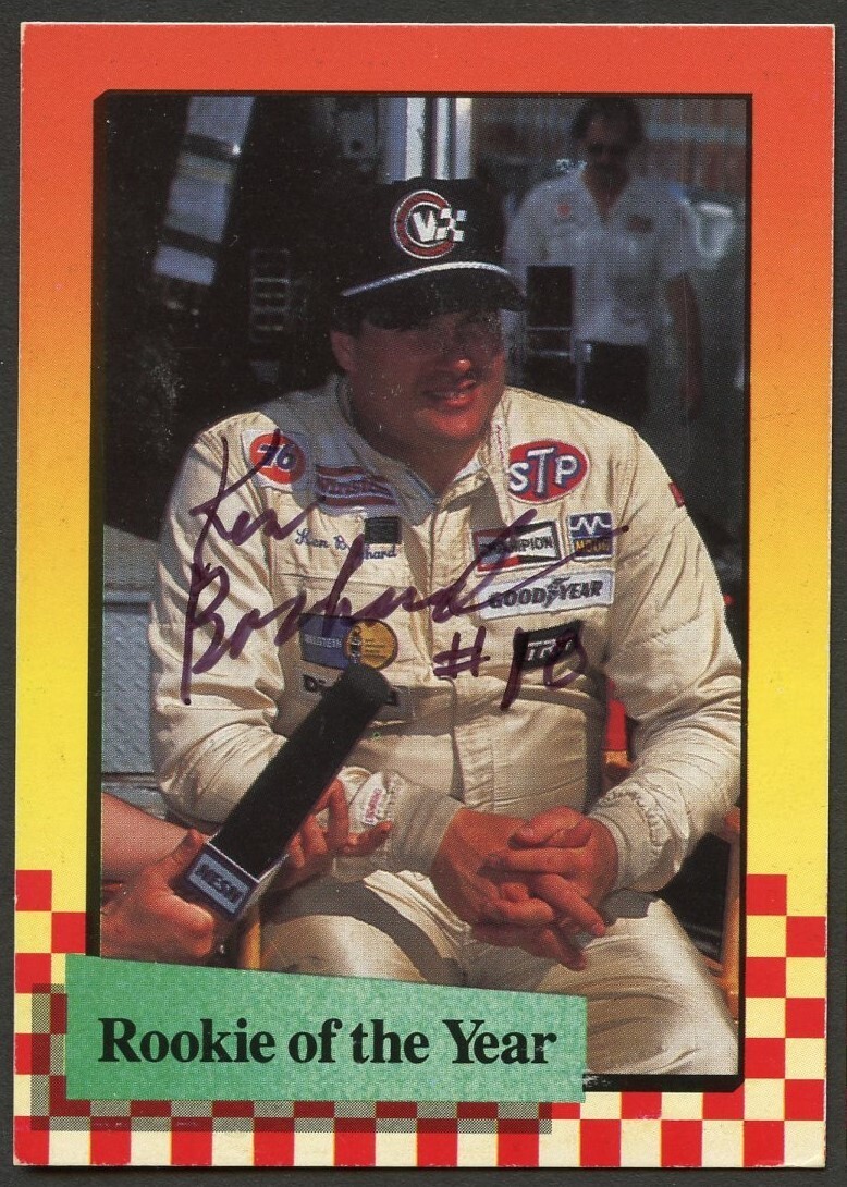 Ken Bouchard #1 signed autograph auto 1989 Maxx NASCAR Racing Trading Card