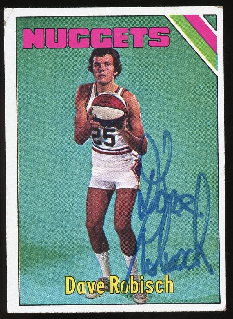 Dave Robisch #318 signed autograph auto 1975-76 Topps Basketball Trading Card