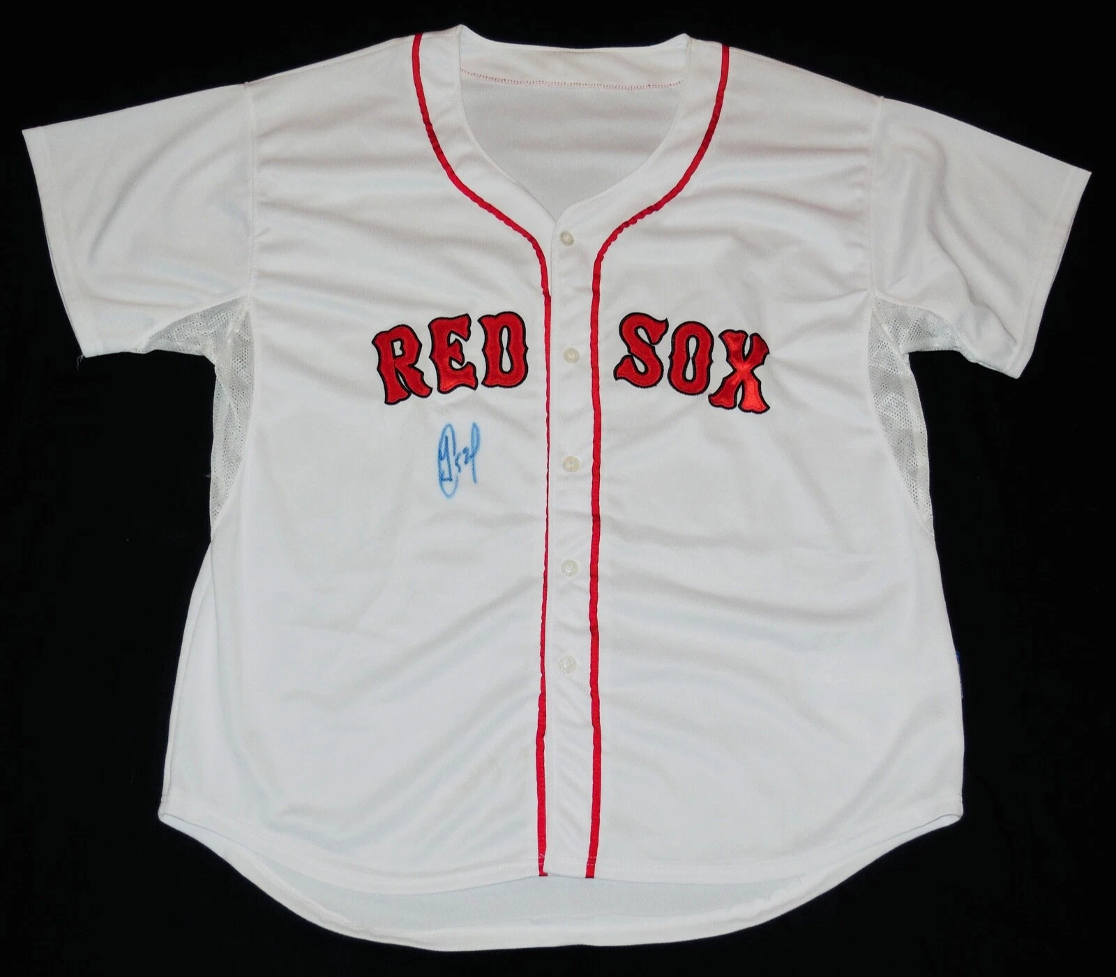 YOENIS CESPEDES AUTOGRAPHED CUSTOM JERSEY (BOSTON RED SOX) - 2X All-Star!