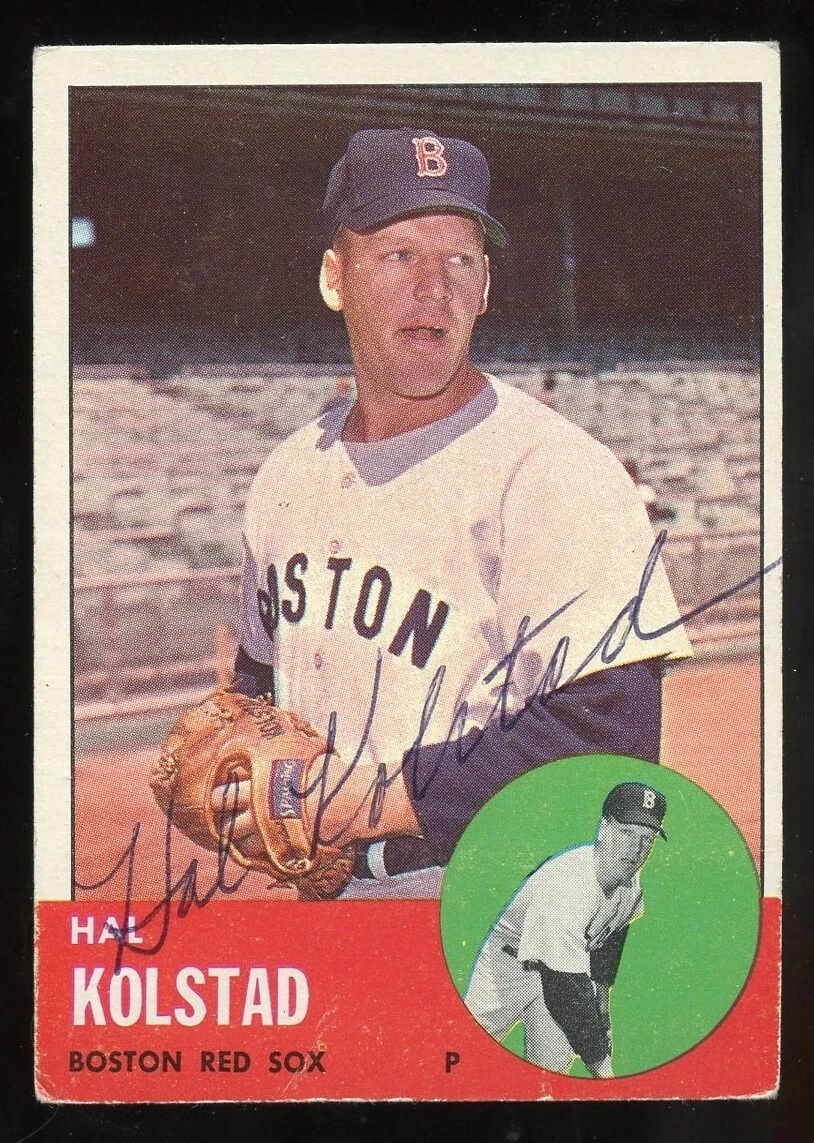 Hal Kolstad #574 signed autograph auto 1963 Topps Baseball Trading Card