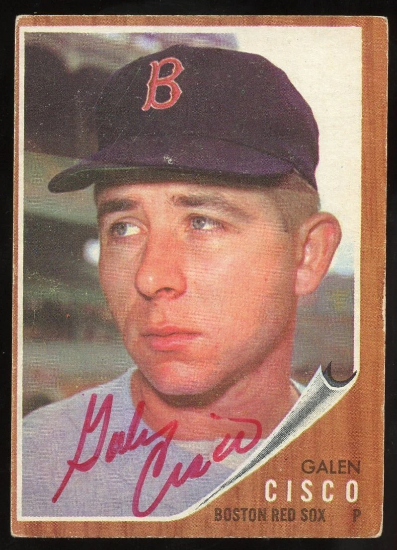 Galen Cisco #301 signed autograph auto 1962 Topps Baseball Trading Card
