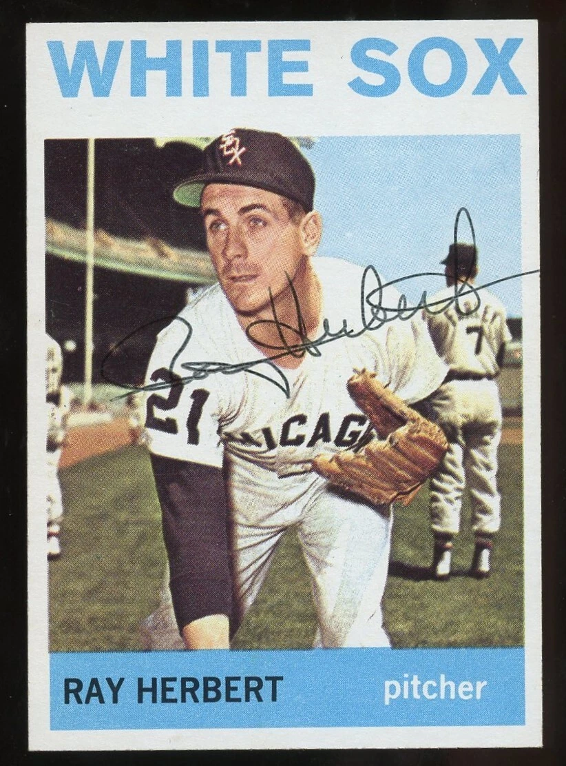 Ray Herbert #215 signed autograph auto 1964 Topps Baseball Trading Card