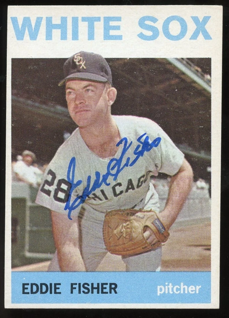 Eddie Fisher #66 signed autograph auto 1964 Topps Baseball Trading Card