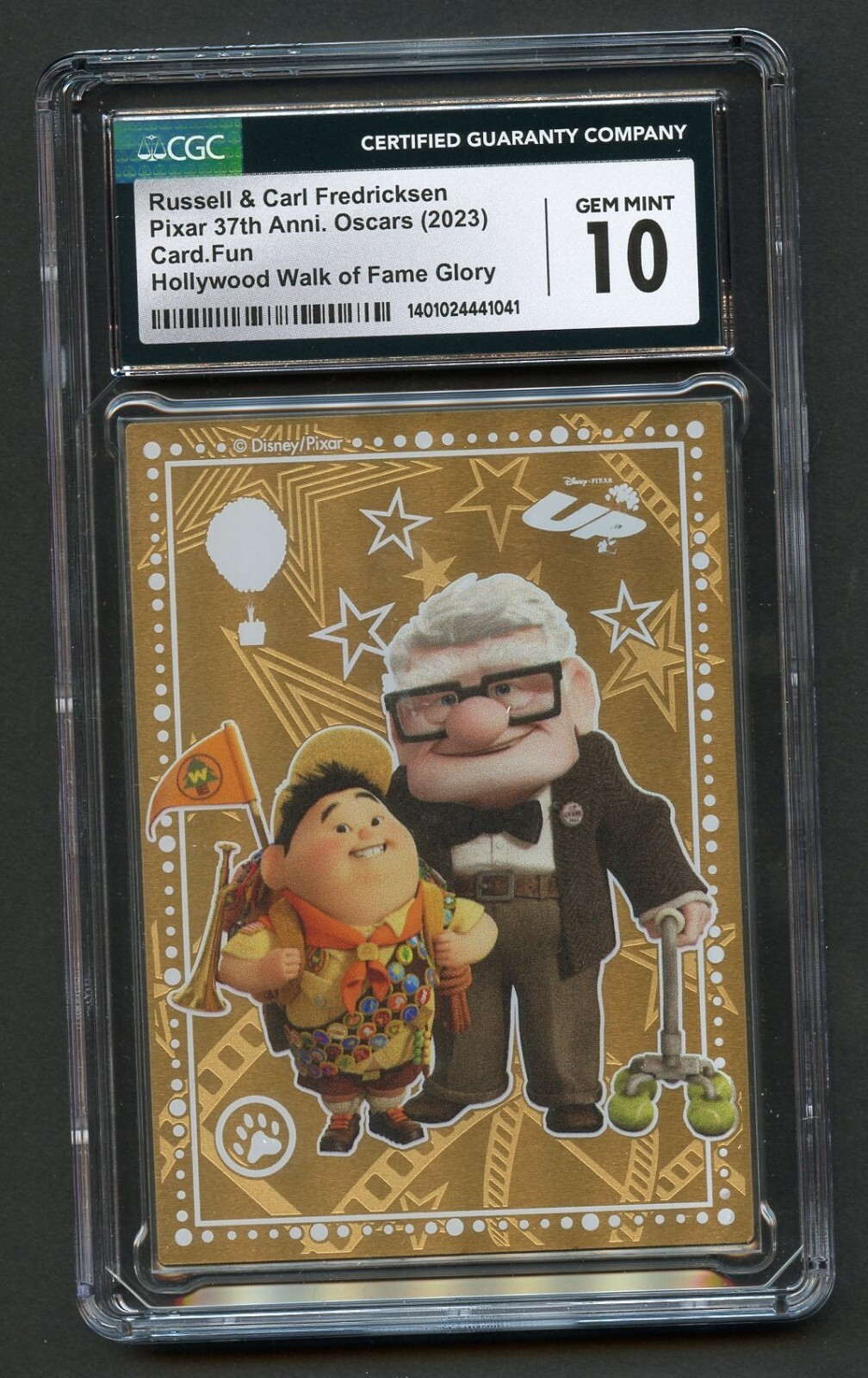 Russell & Carl Fredrickson Pixar 37th Anniversary Oscars 2023 Metal 3/100 CGC 10