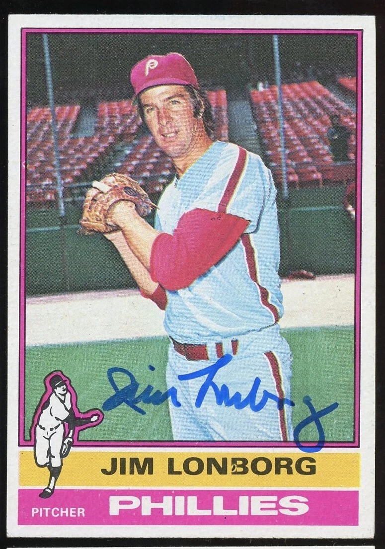 Jim Lonborg #271 signed autograph auto 1976 Topps Baseball Trading Card