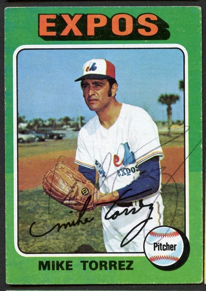 Mike Torrez #254 signed autograph auto 1975 Topps Baseball Trading Card