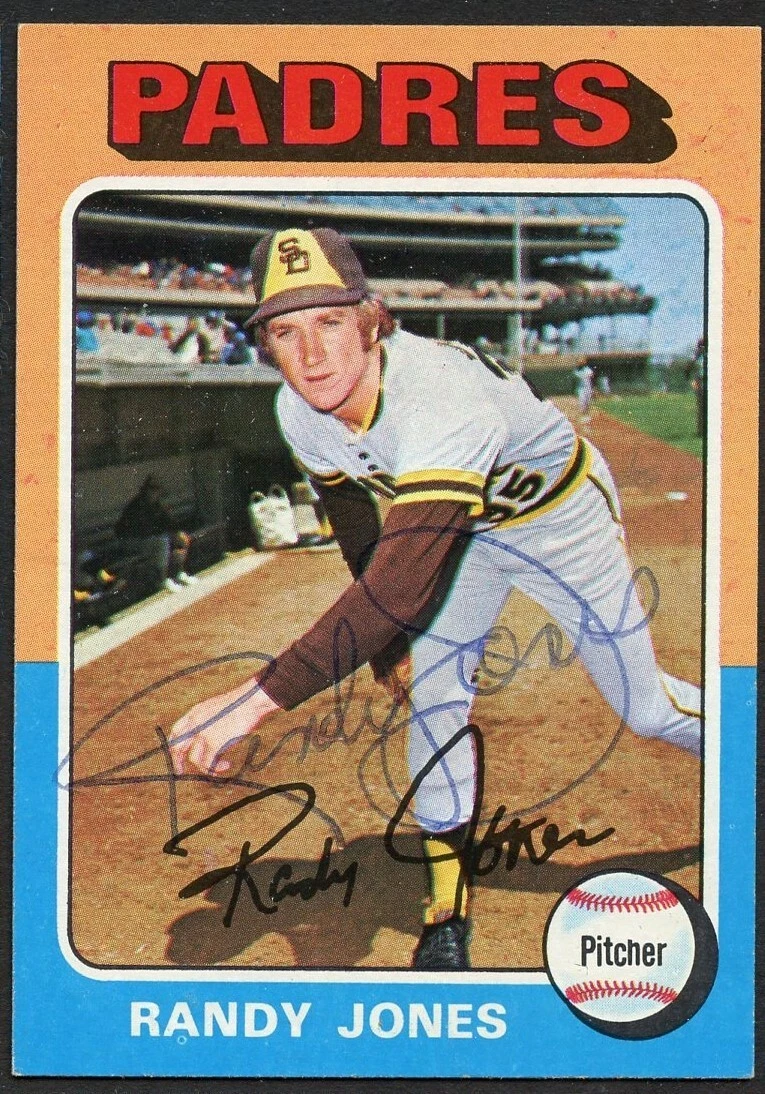 Randy Jones #248 signed autograph auto 1975 Topps Baseball Trading Card