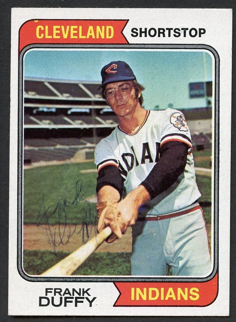 Frank Duffy #81 signed autograph auto 1974 Topps Baseball Trading Card