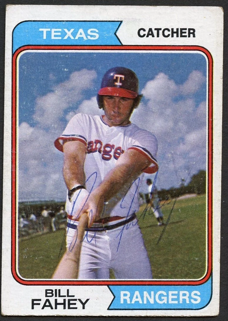 Bill Fahey #558 signed autograph auto 1974 Topps Baseball Trading Card