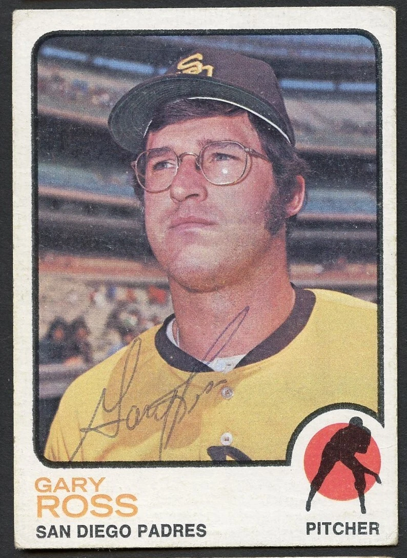 Gary Ross #112 signed autograph auto 1973 Topps Baseball Trading Card
