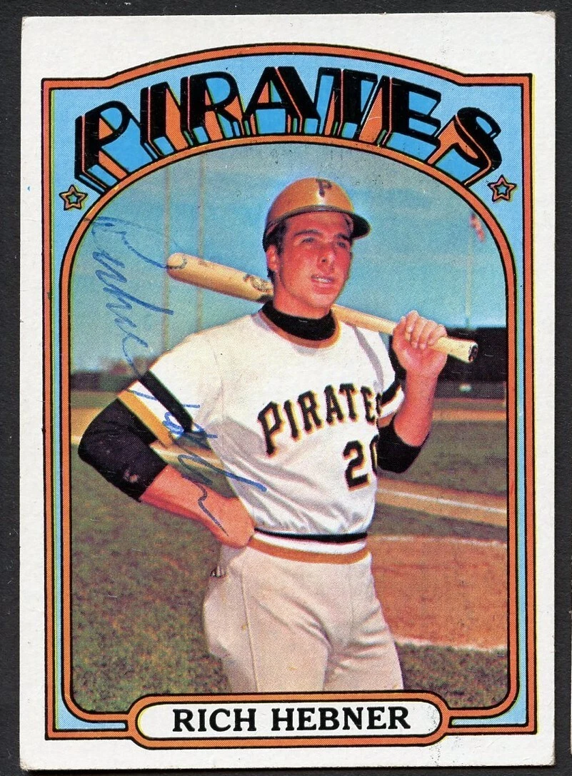 Rich Hebner #630 signed autograph auto 1972 Topps Baseball Trading Card