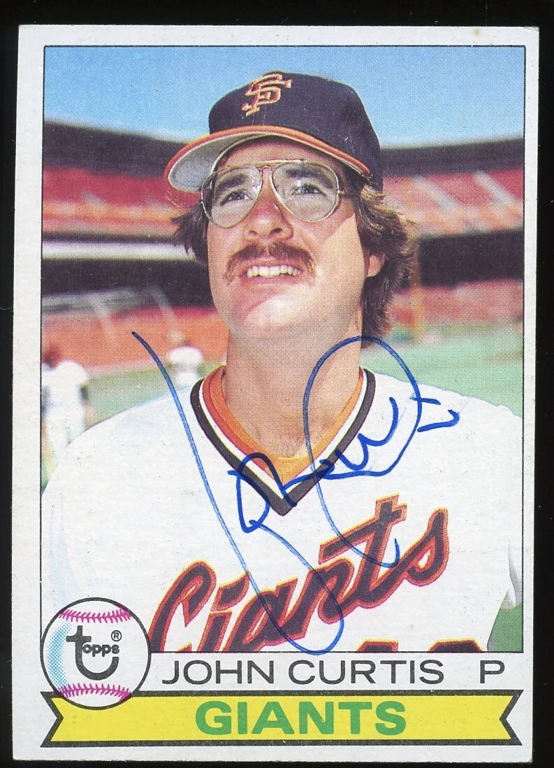 John Curtis #649 signed autograph auto 1979 Topps Baseball Trading Card