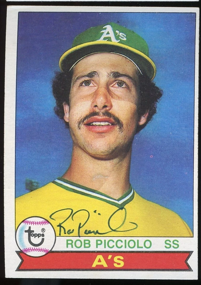 Rob Picciolo #378 signed autograph auto 1979 Topps Baseball Trading Card