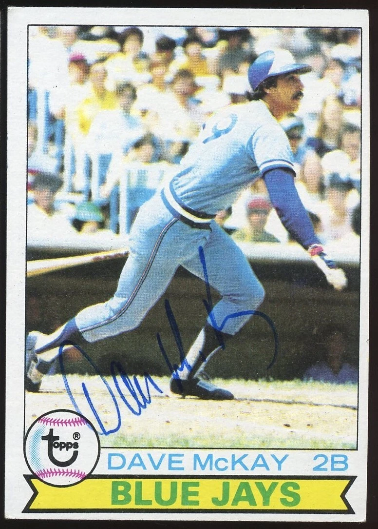 Dave McKay #608 signed autograph auto 1979 Topps Baseball Trading Card