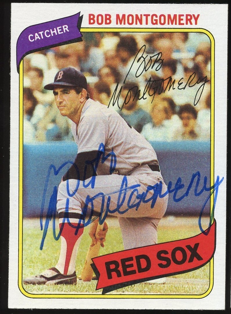 Bob Montgomery #618 signed autograph auto 1980 Topps Baseball Trading Card