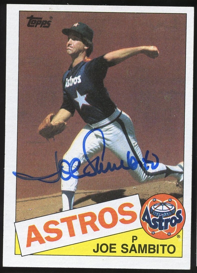 Joe Sambito #264 signed autograph auto 1985 Topps Baseball Trading Card