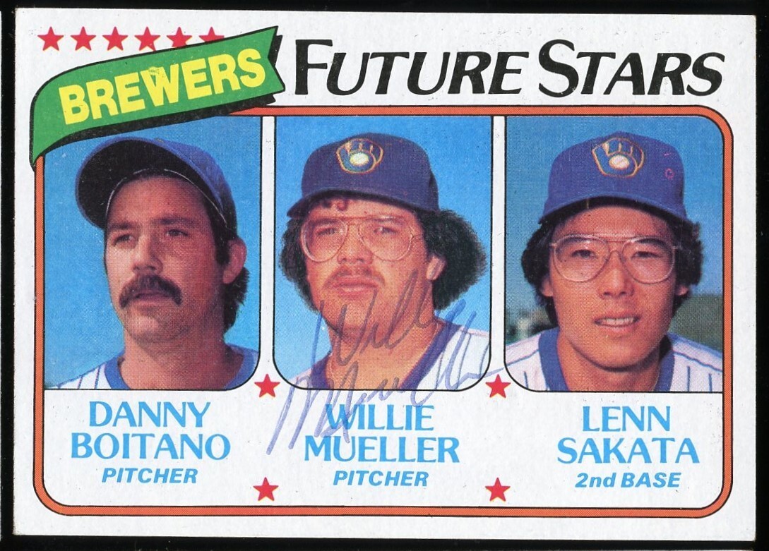 Willie Mueller #668 signed autograph auto 1980 Topps Baseball Trading Card